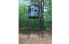 6' x 6' 360 Pro Hunting Blind Shown on an adjustable metal stand